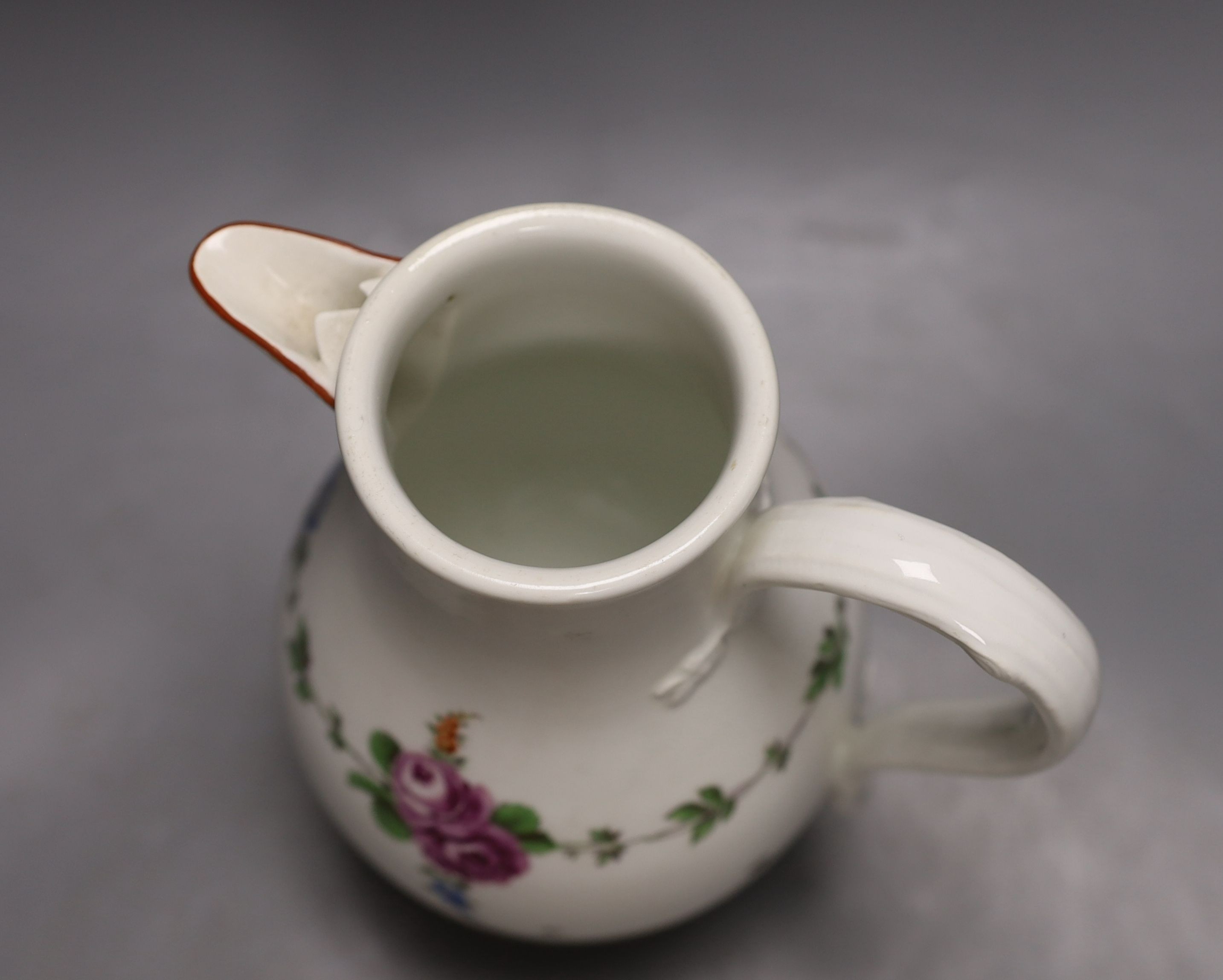 A Meissen jug and cover, Marcolini period, c. 1800 - 24cm tall